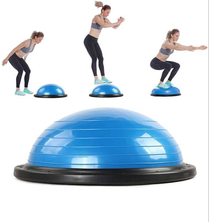 Timefit Balancing Ball designed for core strength and stability, featuring a durable surface and vibrant color, available in 