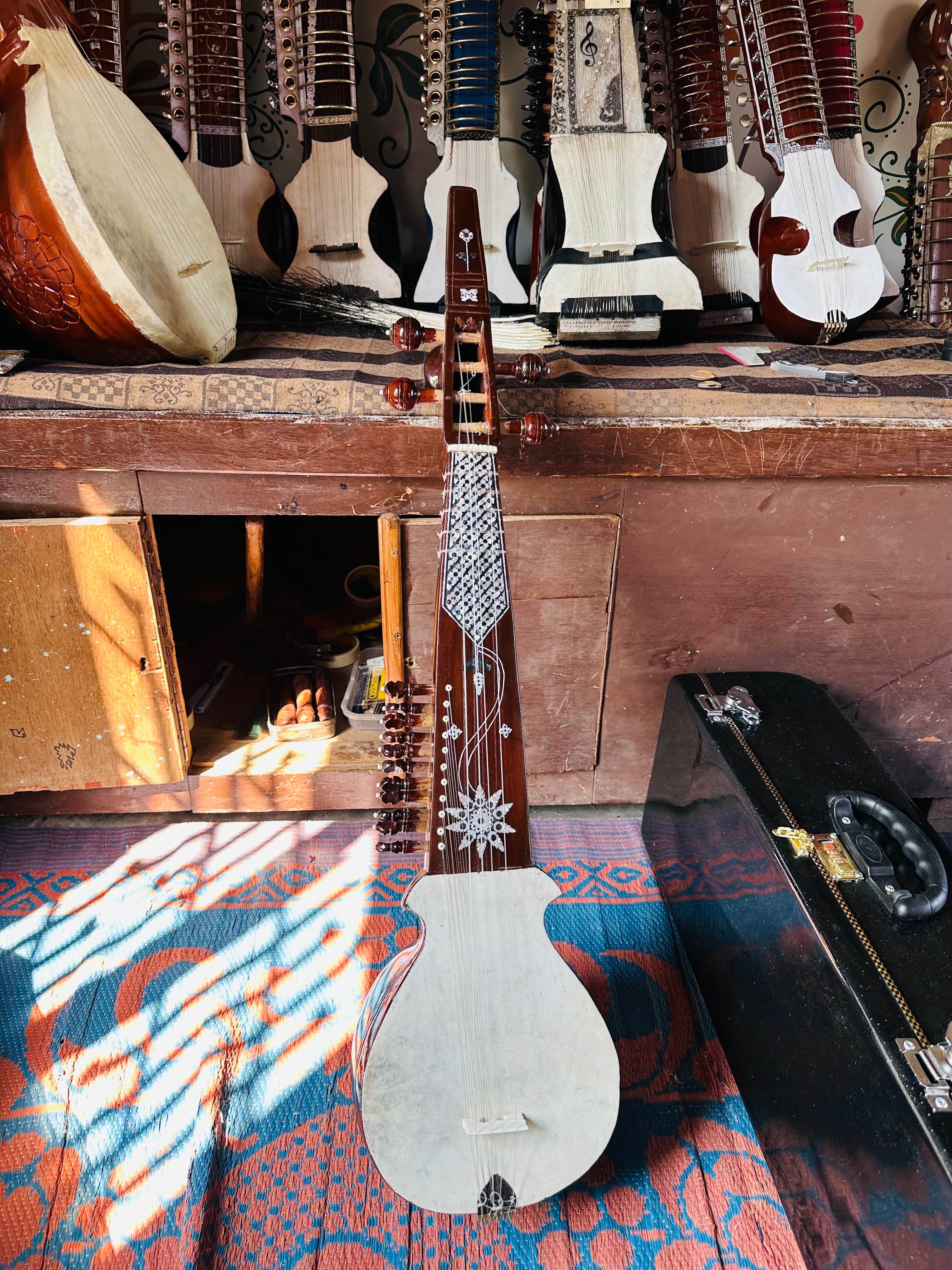 Punjab String Instruments Punjabi Rabab Sikh Instrument Bhikhiwind