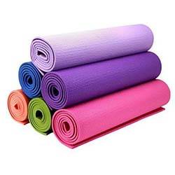 Timefit Yoga Mat in Meerut featuring a slip-resistant surface and 4MM thickness for comfort and durability.