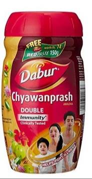 Dabur Chyawanprash jar with a rich herbal blend, showcasing its health-boosting properties — Dabur Chyawanprash in Aligarh