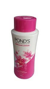 Pond's Dreamflower Talcum Powder container showcasing its floral design, available in Aligarh — perfect for keeping skin fres