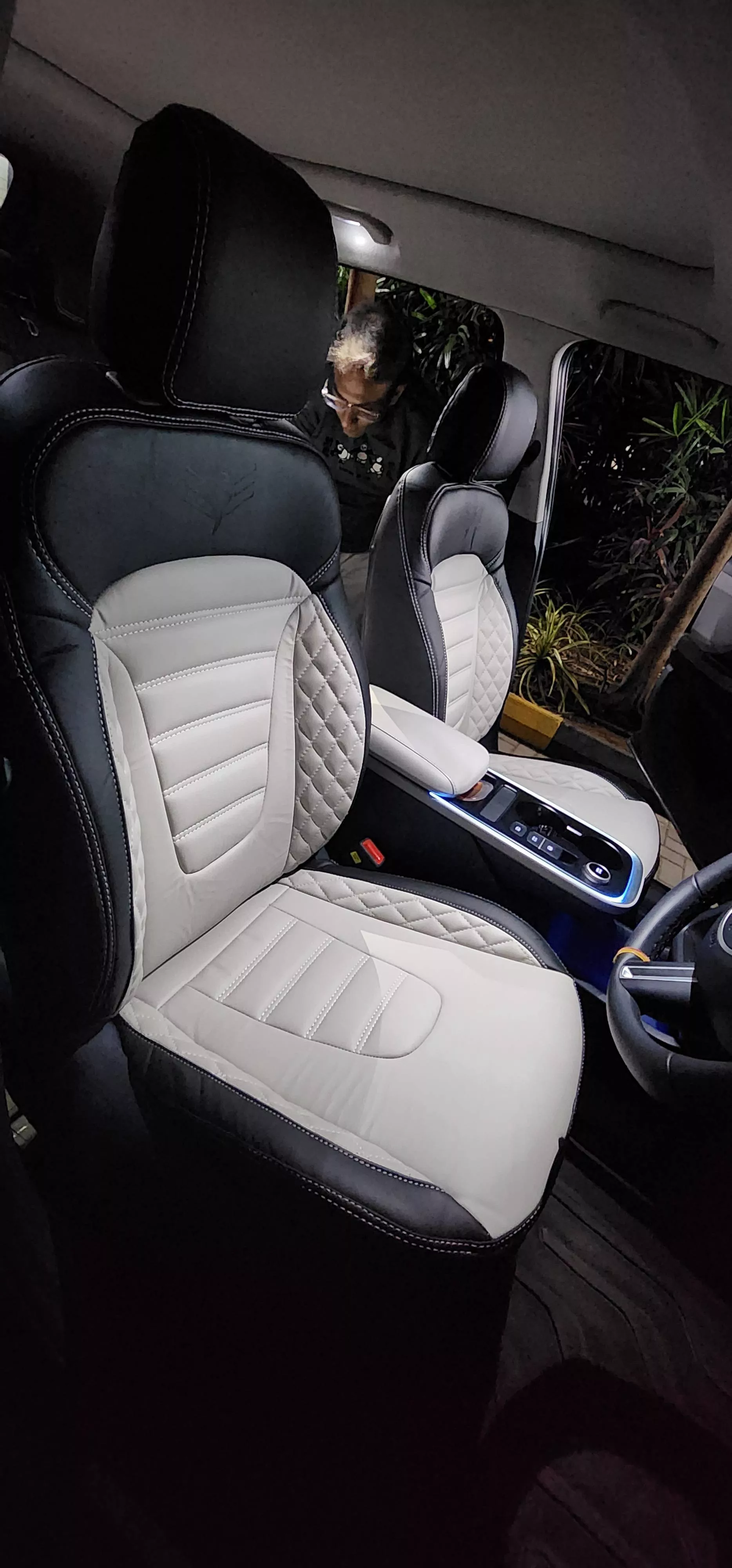Creta Premium Seat Covers showcasing high-quality material and elegant design in Bangalore, enhancing the car's interior.