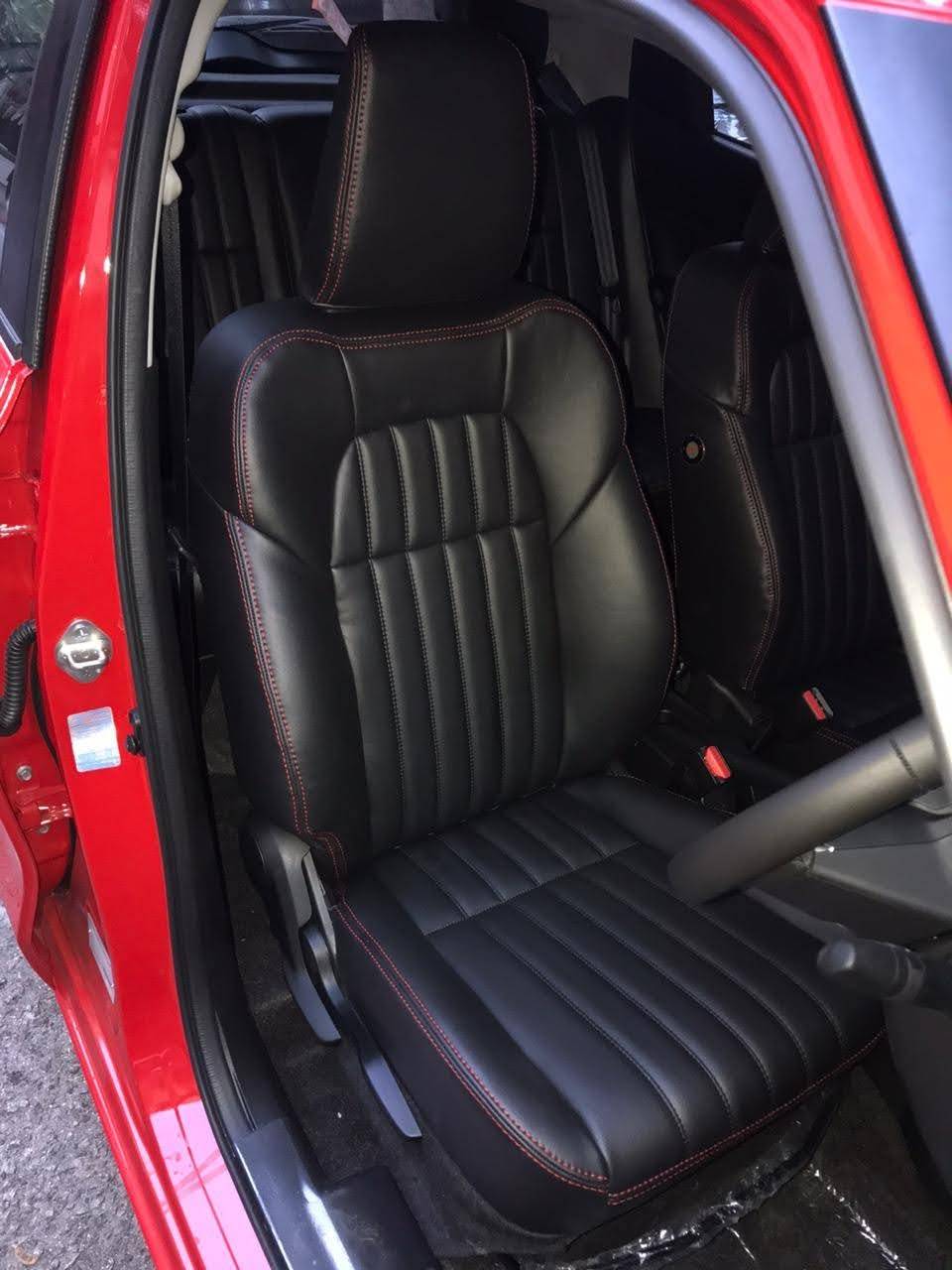 Android System seat covers designed for car interiors, showcasing luxurious fabric and precise stitching, available from VINI