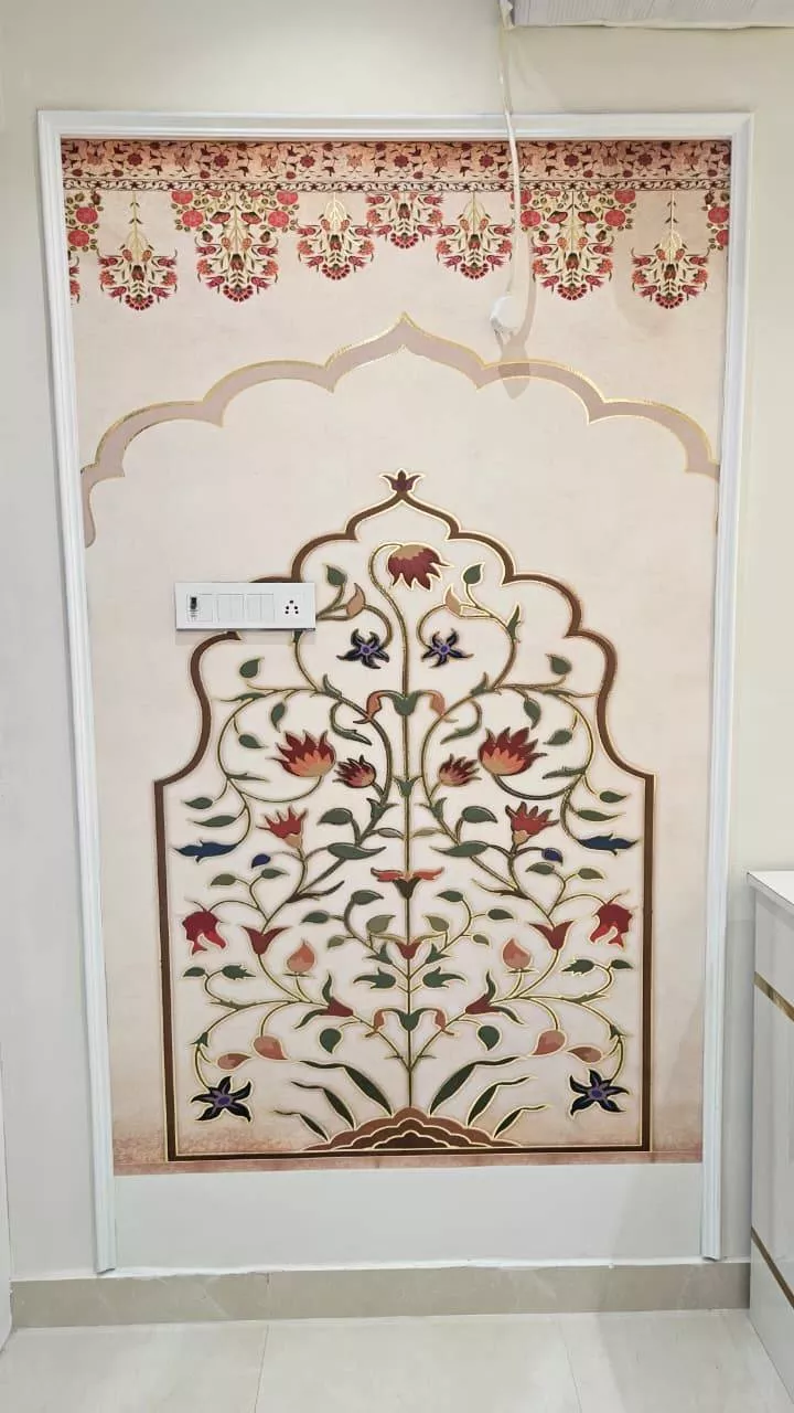 INTERIOR LIFE - Elegant Floral Wallpaper – Jabalpur in JABALPUR