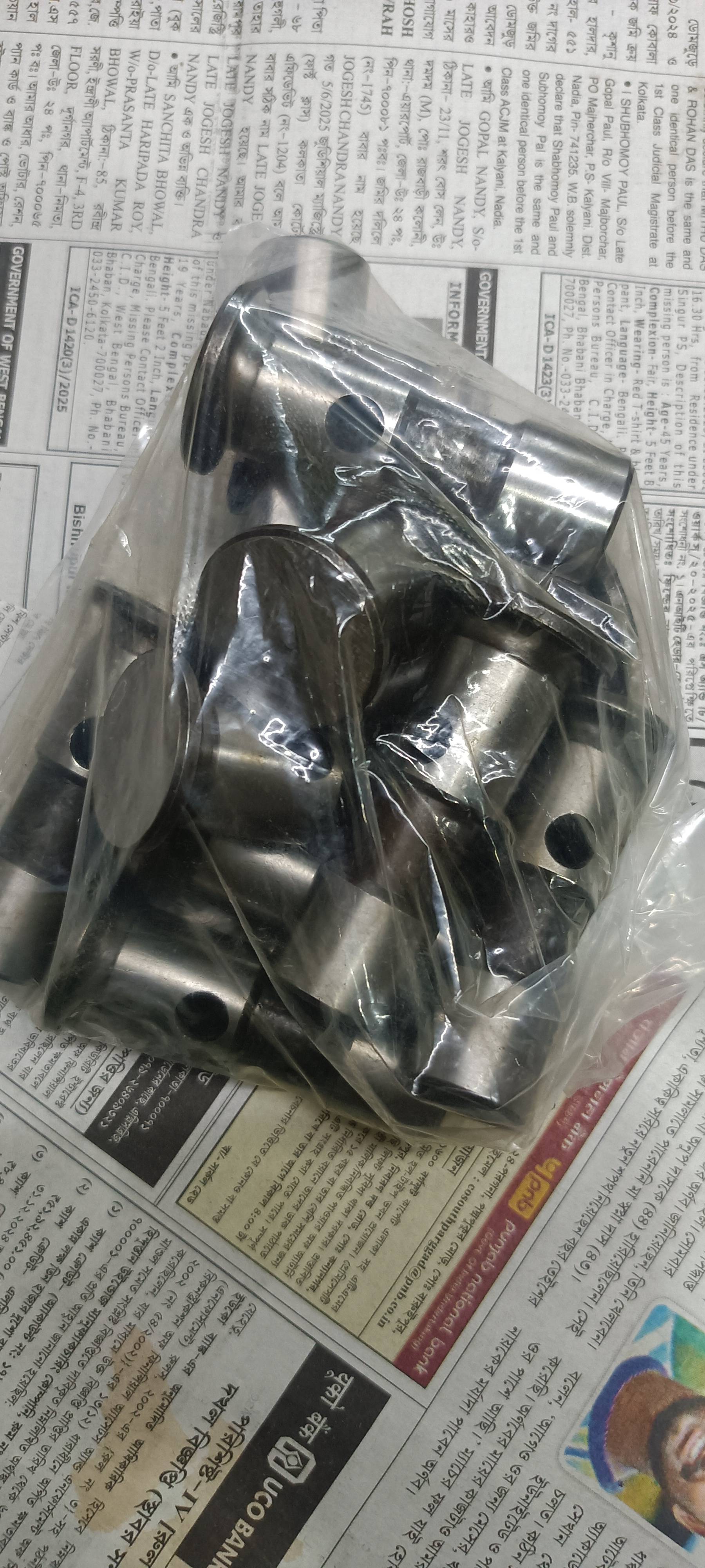 High-quality stainless steel pipe clamps designed for durable plumbing installations, available at DIAMOND AGRO MACHINERY in 