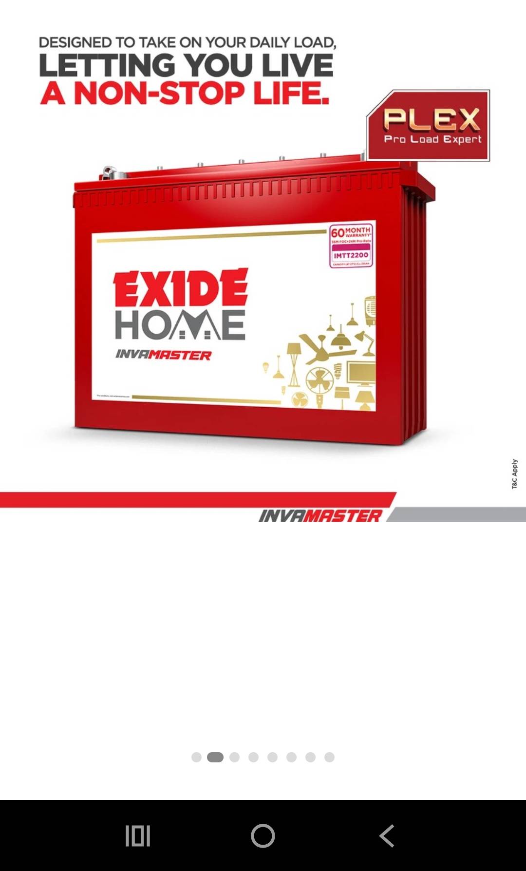 Exide Home invamaster 220 Ah battery in Kathua, showcasing its robust design and features for reliable power backup solutions - Image 1