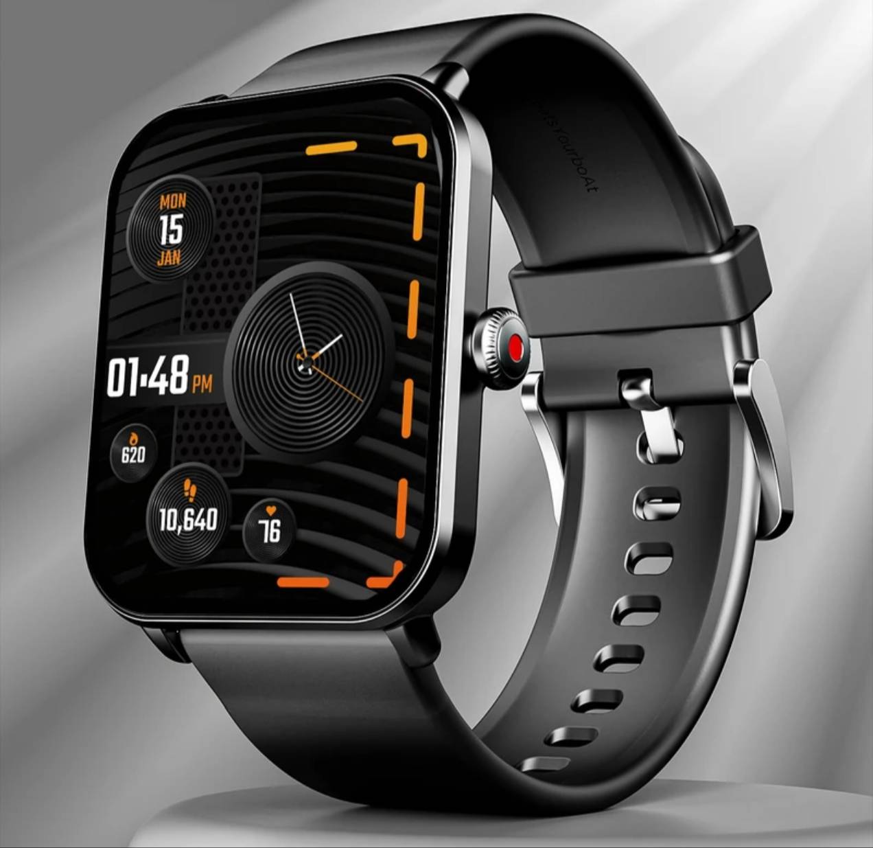 Boat SmartFit Pro Watch with customizable display and health monitoring features, suitable for fitness enthusiasts in RAIRANG