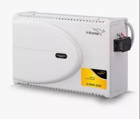 V-Guard i4 Dura 2040 Stabilizer designed for AC protection, featuring advanced technology and a sleek design, available in Ka