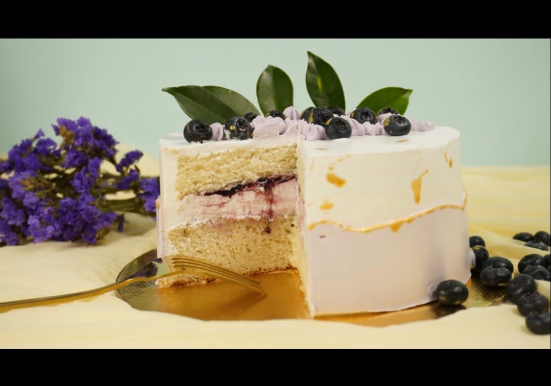 Delicious Blueberry Velvet Cake from MUMMALICIOUS in Bangalore, featuring rich blueberry layers and creamy frosting, beautifu