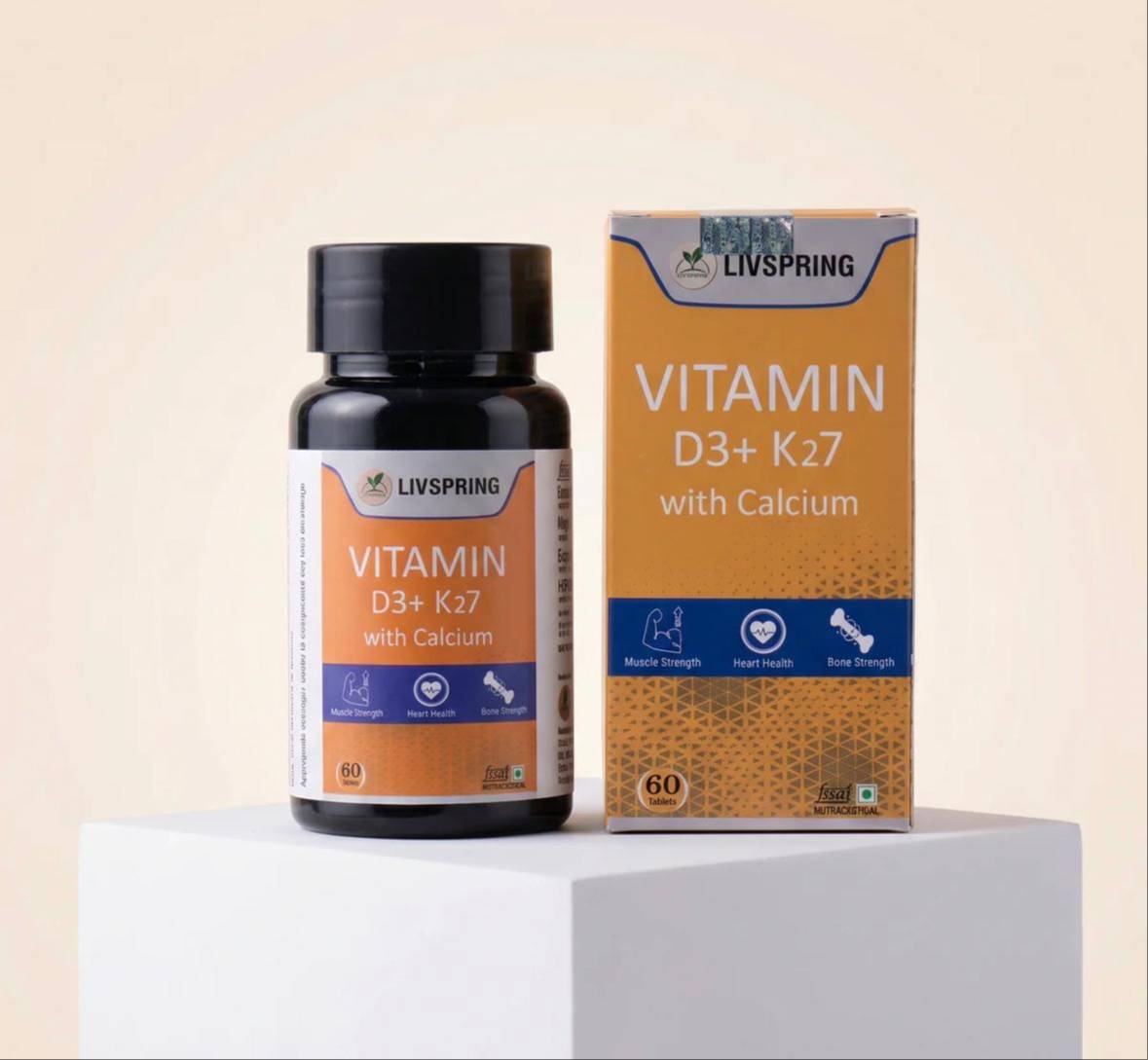  LIVSPRING Vitamin D3+K27 in New Delhi VIHAAN HOMOEOPATHIC CLINIC BK 1 32 AGF EAST SHALIMARBAGH NEAR FORTIS HOSPITAL