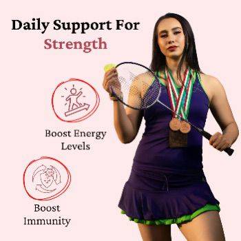 LIVSPRING Women's Multivitamin for women over 50 showcasing the bottle and tablet in New Delhi, featuring essential nutrients - Image 1