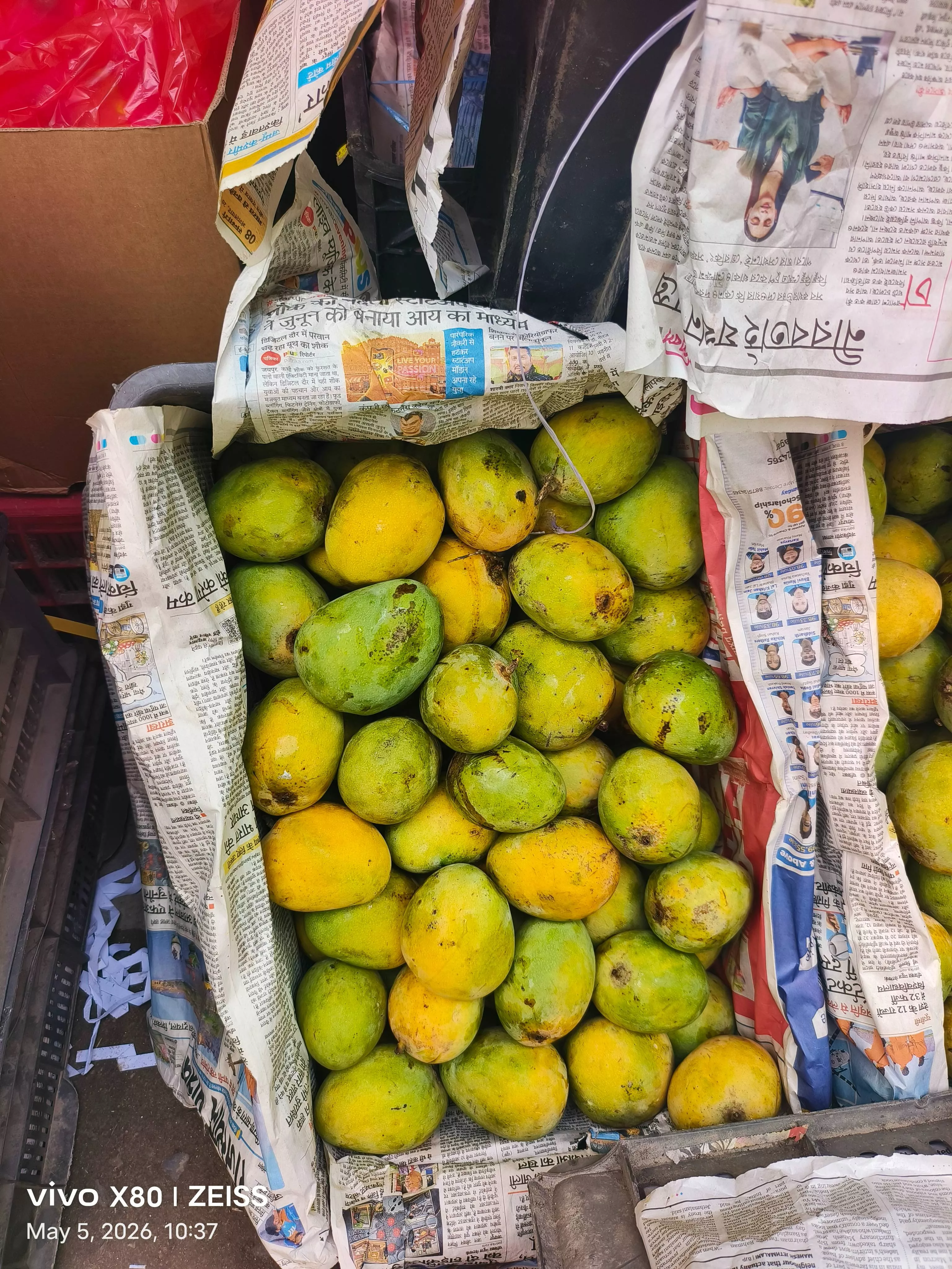 Fresh Alphonso mangoes displayed at S K TRADERS in PURNEA, showcasing their vibrant yellow color and juicy texture.