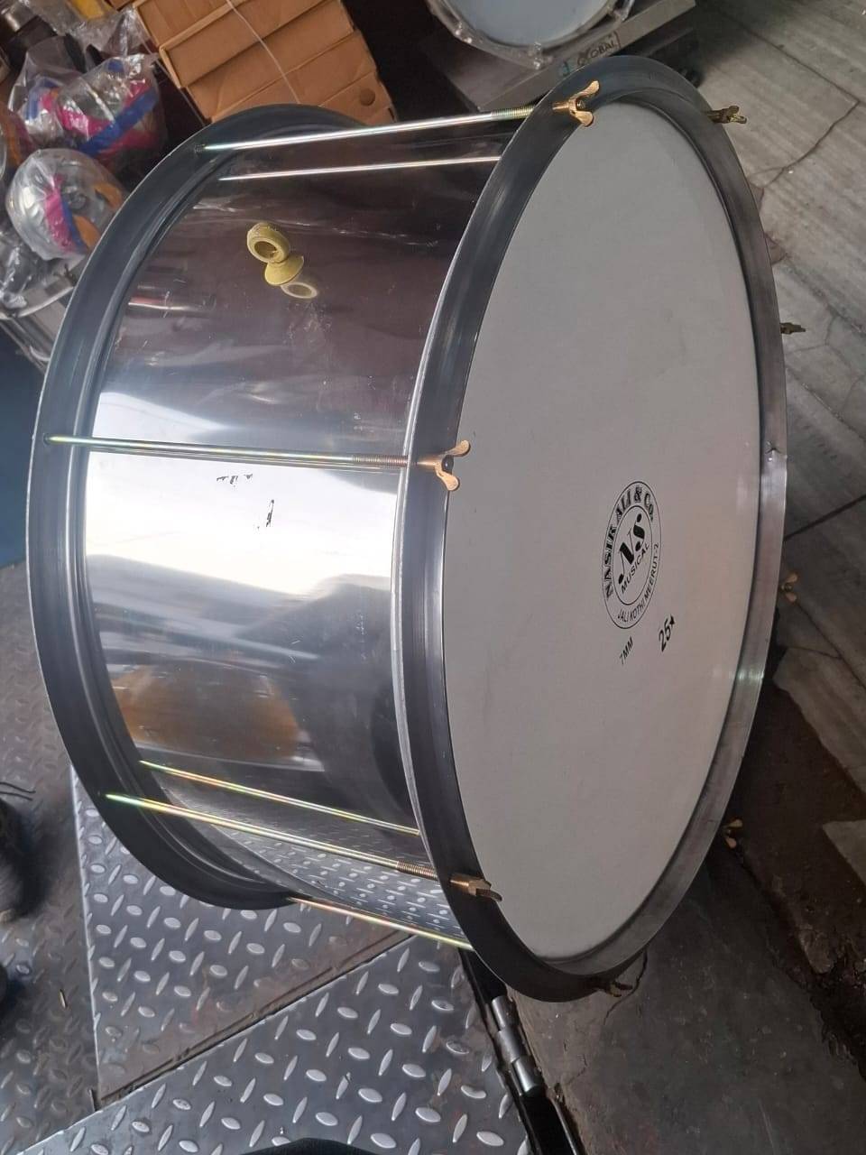 24 Inch Rod Fitting Bass Drum Steel in Meerut — a robust and versatile drum fitting designed to enhance sound quality and per