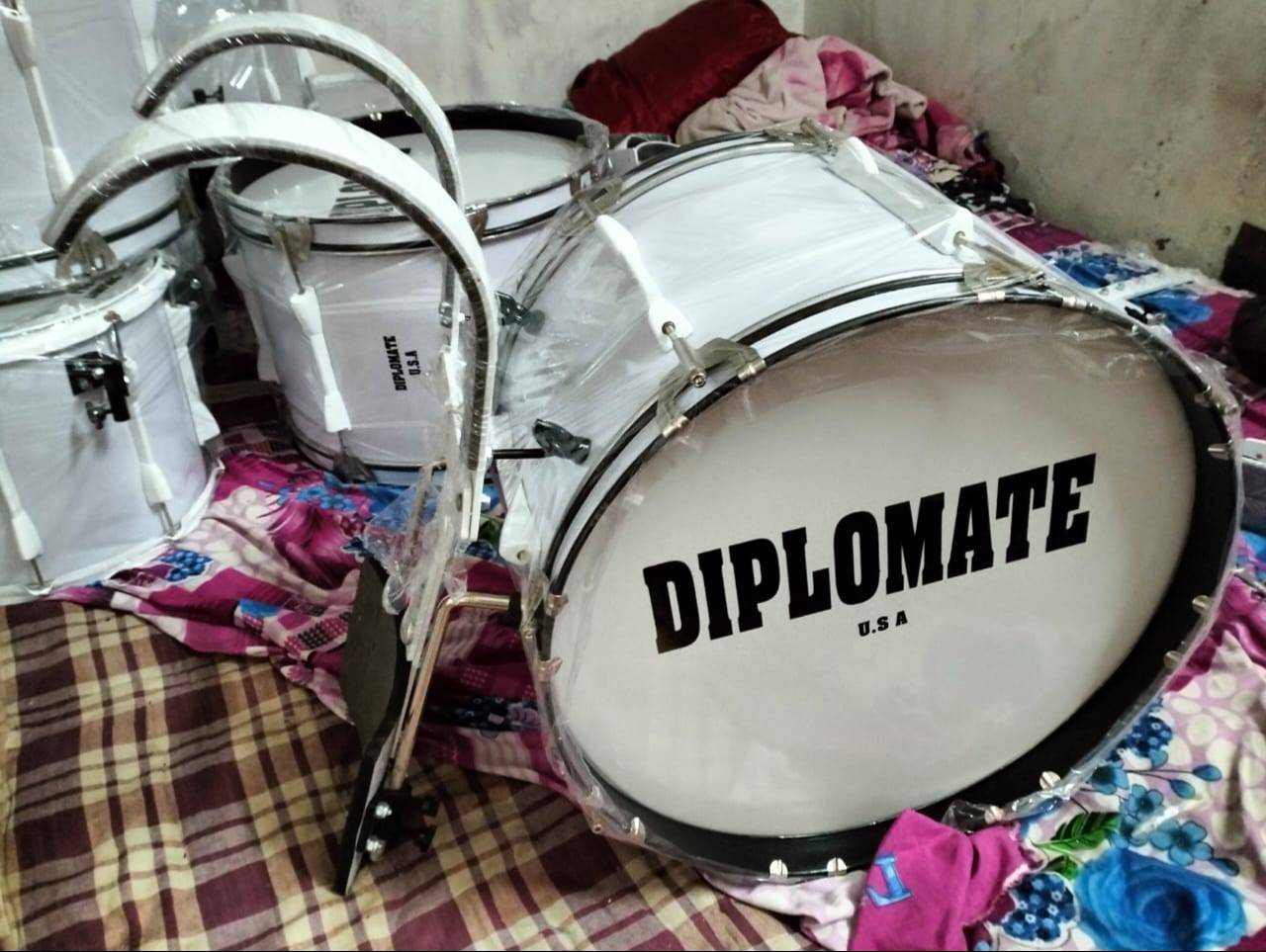 Diplomat Base Drum 24'' showcasing premium quality and durability, ideal for all drummers, in MEERUT.