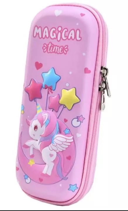 Magical Unicorn Pencil Case featuring a colorful unicorn design and a sturdy zipper, perfect for school supplies in Kapurthal