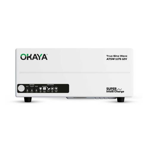 Energy-efficient Okya Inverter in Chogawan, Karnal providing reliable power backup with sleek design and features