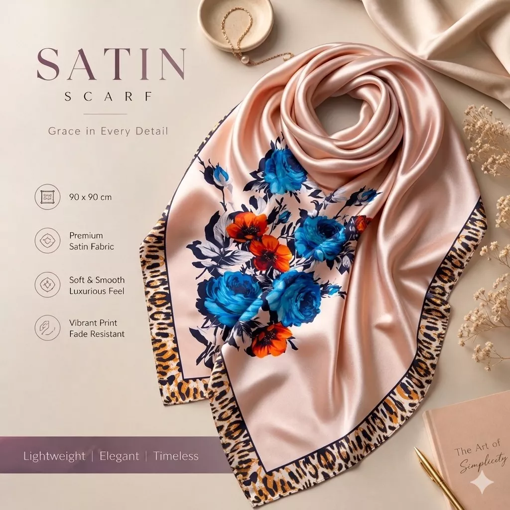 THE NOVELTY STORE - Satin Scarf in Delhi - Elevate Your Outfit in DELHI