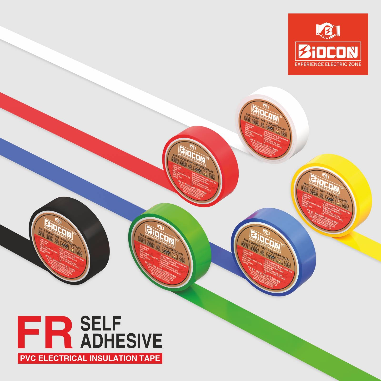 Durable PVC Insulation Tape - 7Meter in Delhi, showing strong adhesion and flexibility for various applications - Image 2