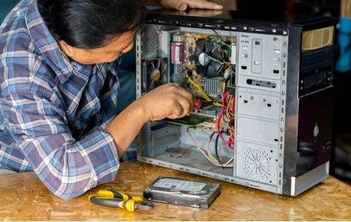 DIY Computer Assembly Kit designed for building a personalized PC, featuring various components and instructions in Imphal