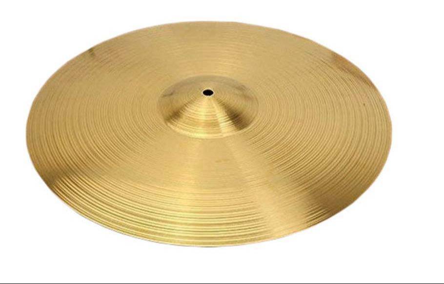 Clapping Cymble 10'' inch pair showcasing shiny metal surface and ergonomic design, perfect for musical performances in Meeru - Image 2