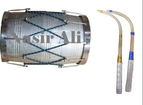 FIBER DHOL - Powerful Beats featuring a vibrant design with clear sound quality, perfect for musicians in MEERUT. - Image 1