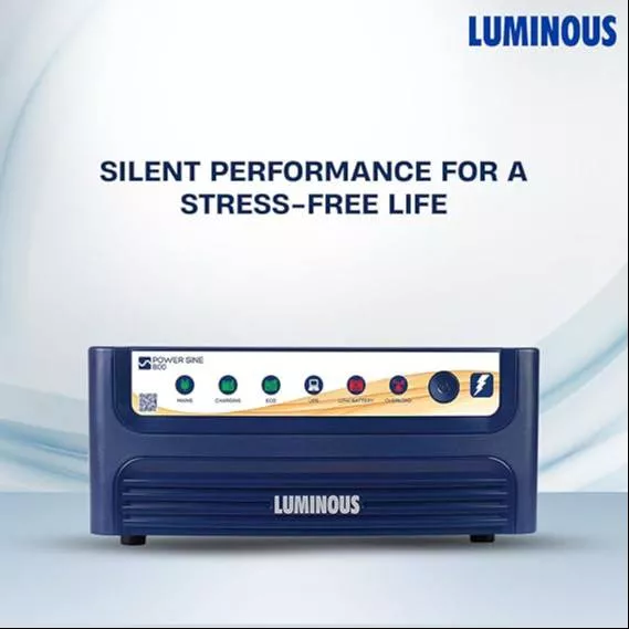 Luminous Power Sine 700va Inverter displayed in Amritsar store