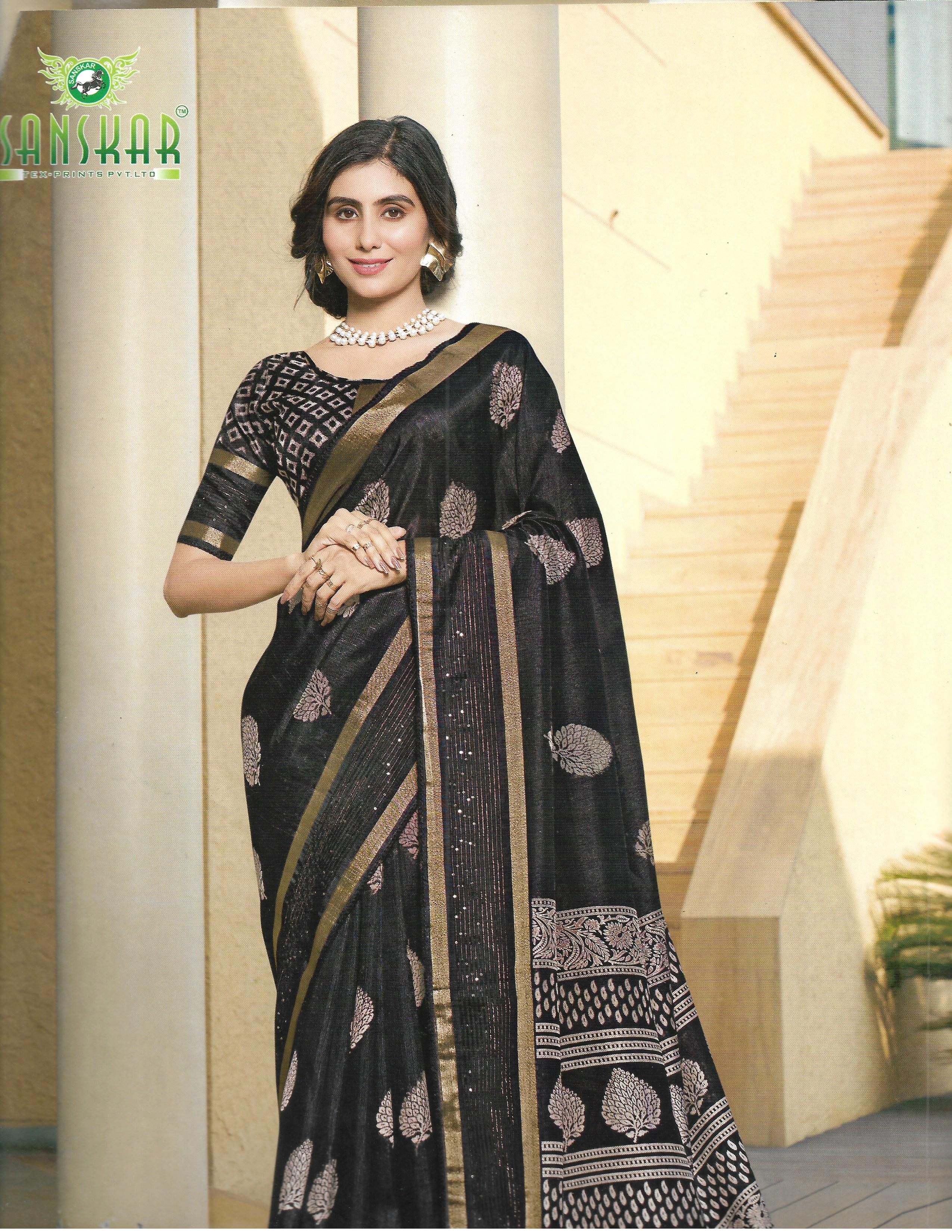Elegant Fashion Saree displayed at BADRI TATINAIDU in Srikakulam