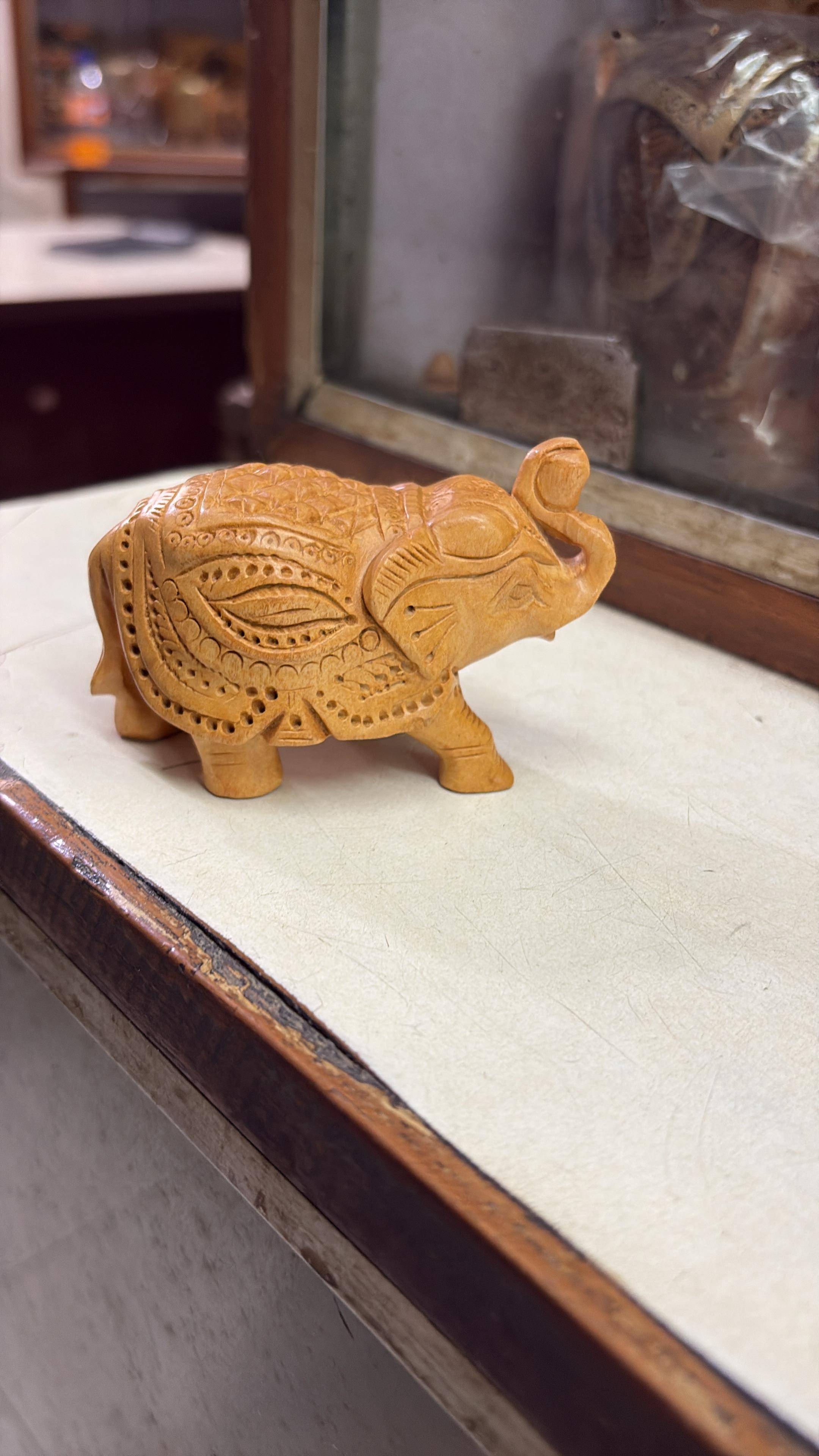 CAVERY COTTAGE EMPORIUM - Home Decor Wooden Elephant in Bangalore in BANGALORE