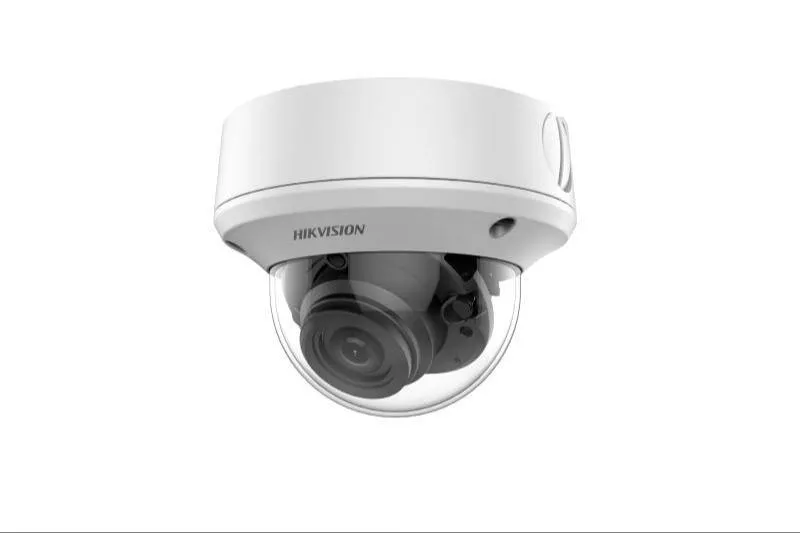 Hikvision Dome Security Camera in Nashik featuring a compact design suitable for indoor and outdoor surveillance, showcasing 