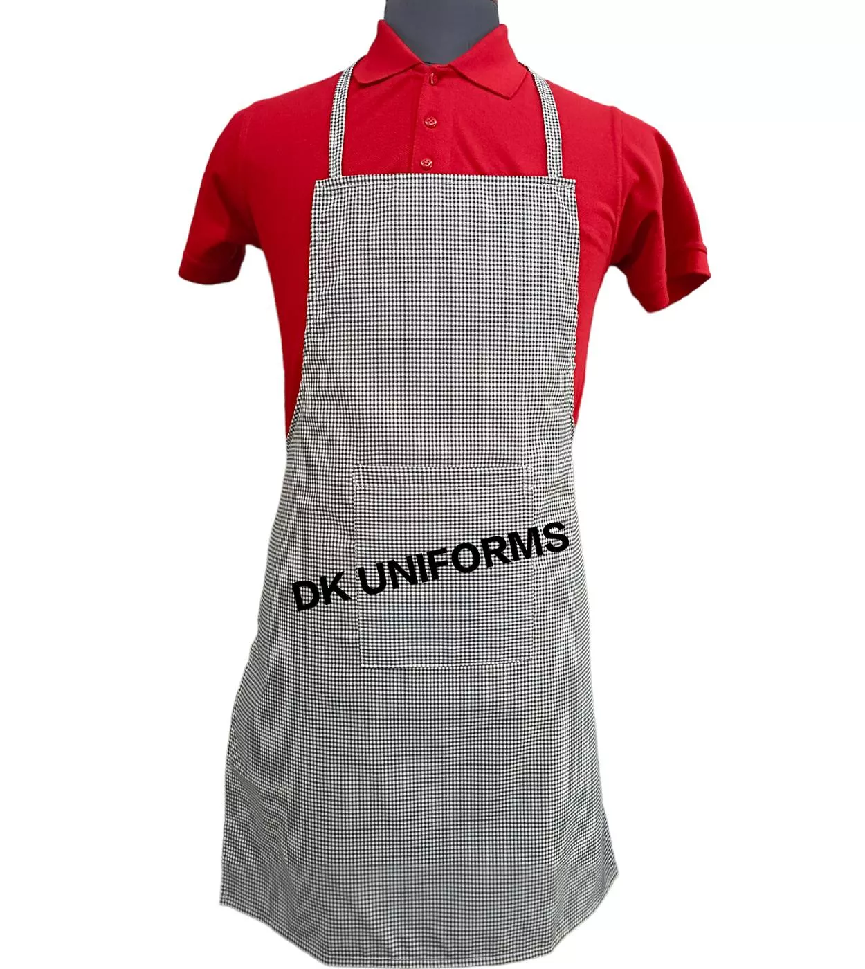  Check Chef Apron D K UNIFORMS C O D K UNIFORMS THIRD FLOOR 32 3 B PLOT NO 33 MAIN ROAD KANTI NAGAR NEW DELHI EAST DELHI DELHI  PLOT NO 33 MAIN ROAD KANTI NAGAR NEW DELHI EAST DELHI DELHI