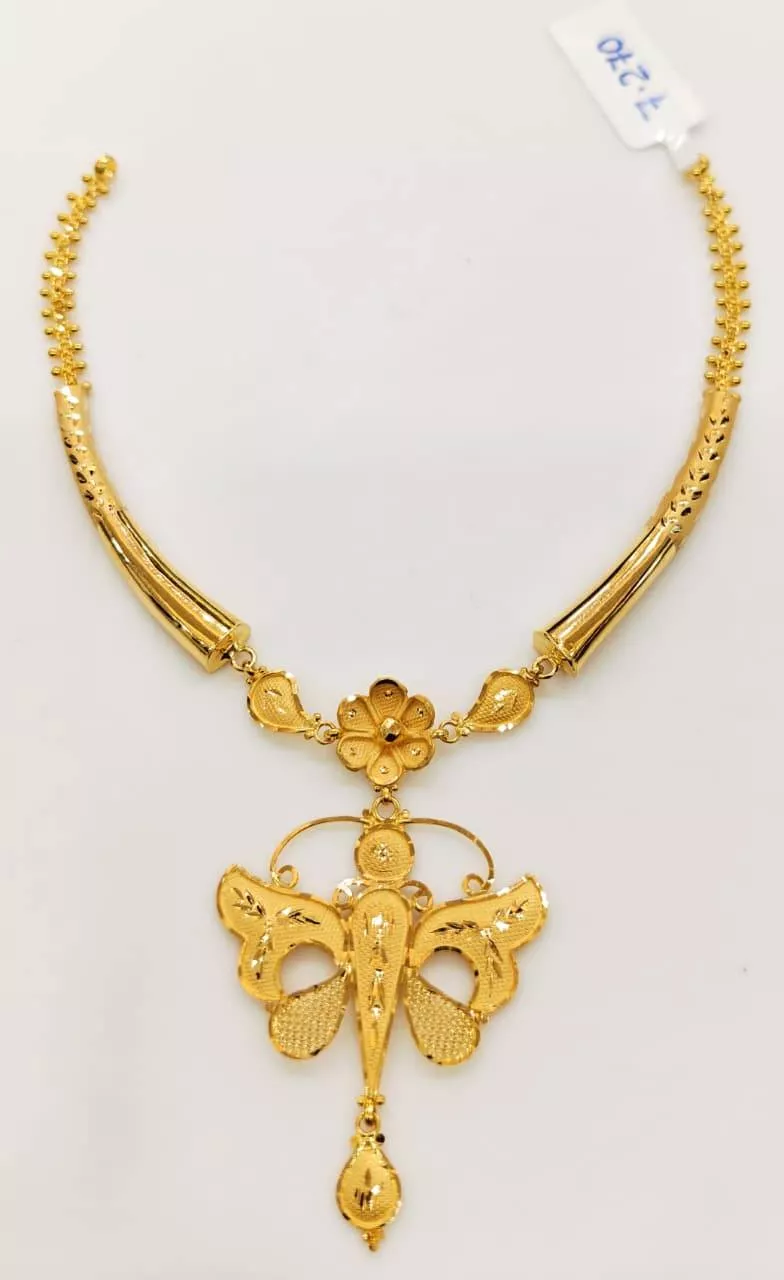Traditional Gold Plated Necklace in Bankura - SUDIPTA JEWELLERS