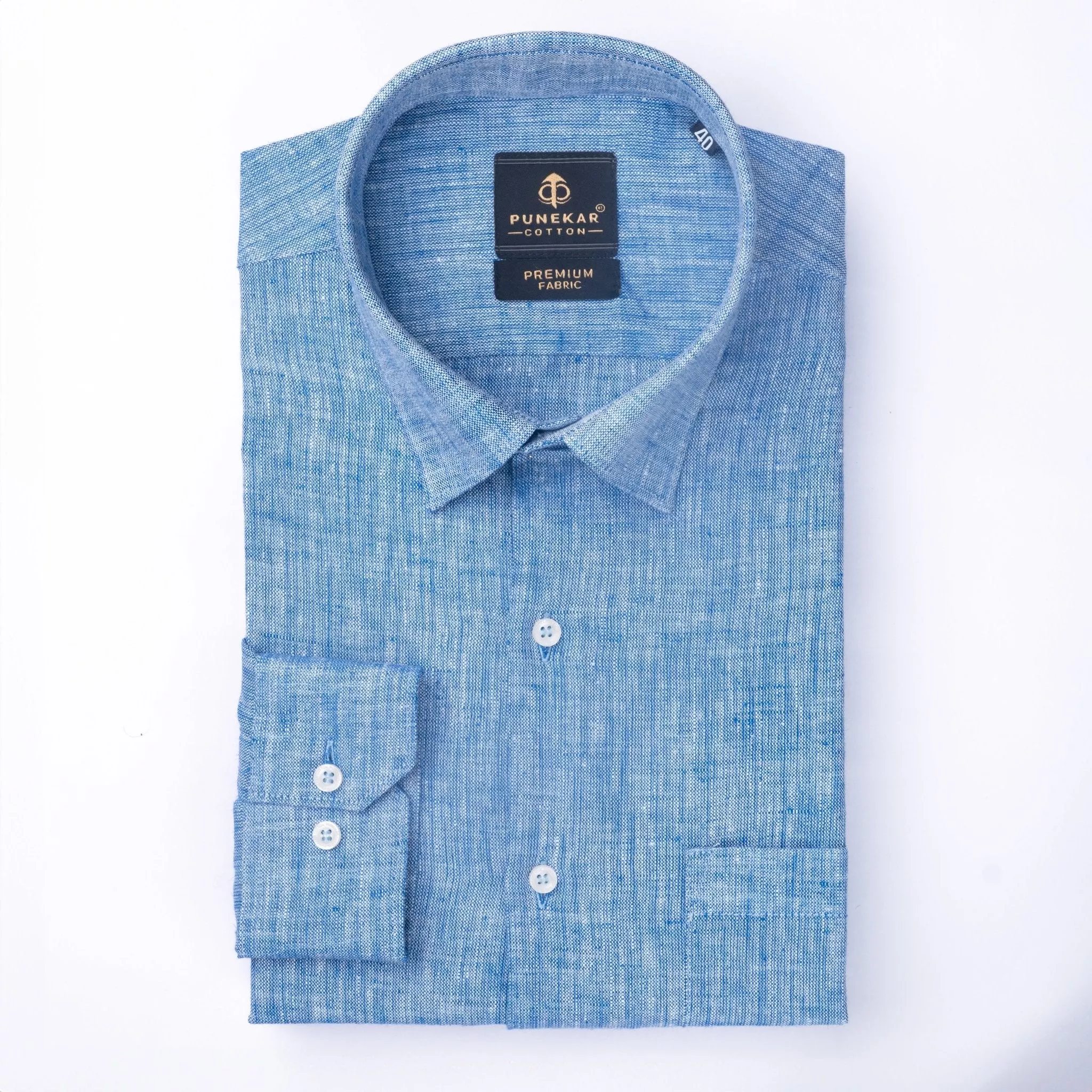 Stylish breathable linen shirt in Nashik — perfect for casual and formal wear, featuring a comfortable fit and elegant design