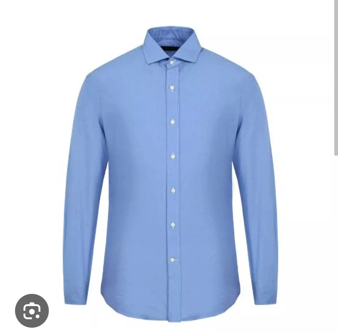 Men's Classic Blue Formal Shirt, elegantly designed, featuring a comfortable fit and stylish appearance, suitable for various