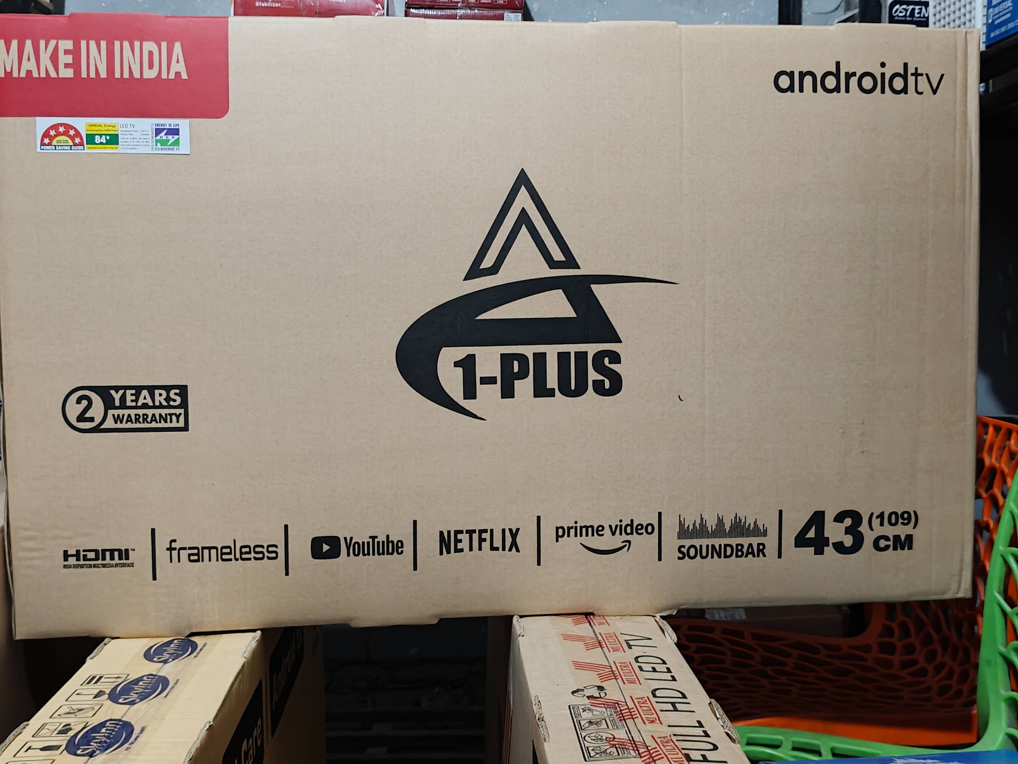 NEW MALHOTRA INDUSTRIES - 1-PLUS 43-inch Android TV in Sangrur in SANGRUR