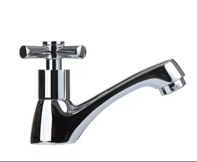 Stylish chrome finish basin tap, designed for durability and modern aesthetics, available at AVON FOUNDRY ENGG WORKS in Batal