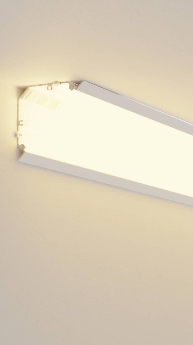 NLP-4545 Ceiling Corner Profile designed for seamless installation, enhancing ceilings with a sleek finish, available at NUCL