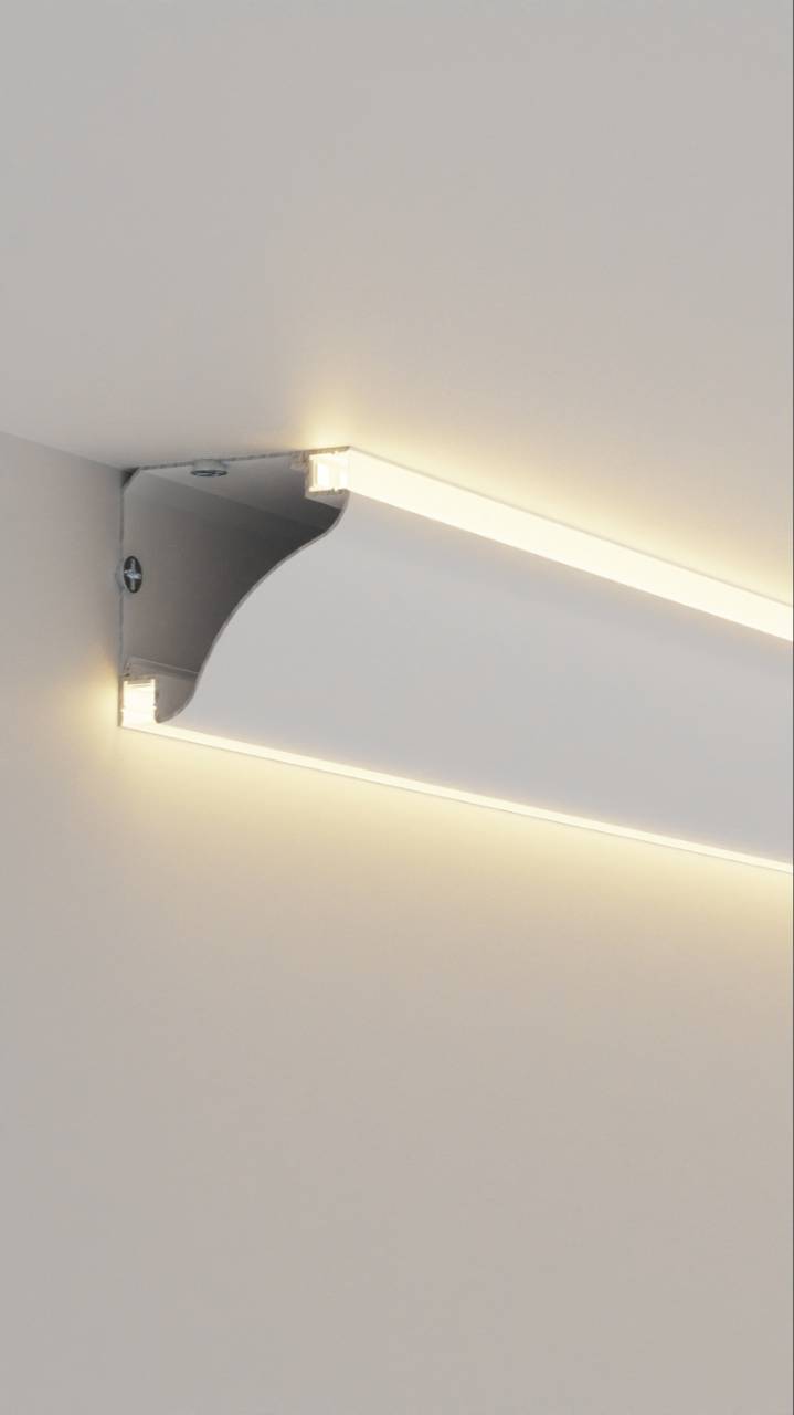 NLP-6969 TwoWay Corner Profile showcasing a sleek design, ideal for enhancing corners in homes, available at NUCLEO 360 in Mu