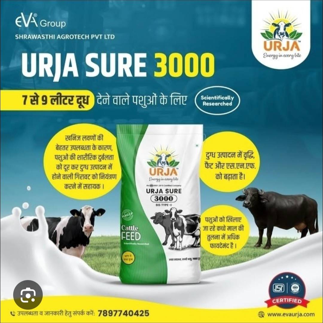 SHREE KRISHNA GROUP - Urja Sure 3000 Animal Feeds 25 Kg in Lakhimpur Kheri,Utter Pradesh in Lakhimpur Kheri