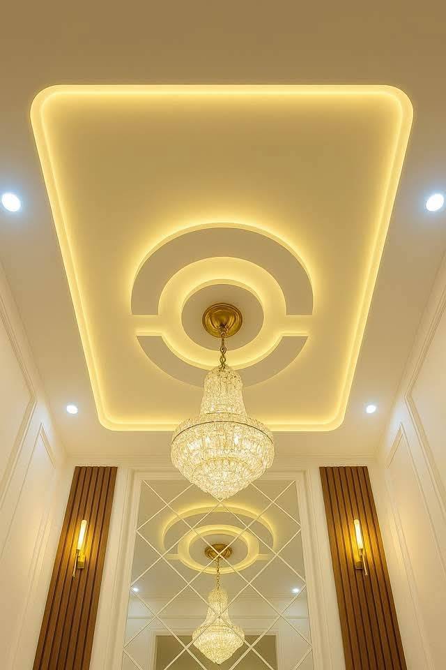 ZAR SPACE INTERIORS - Gypsum False Ceiling in RAIBAREILI