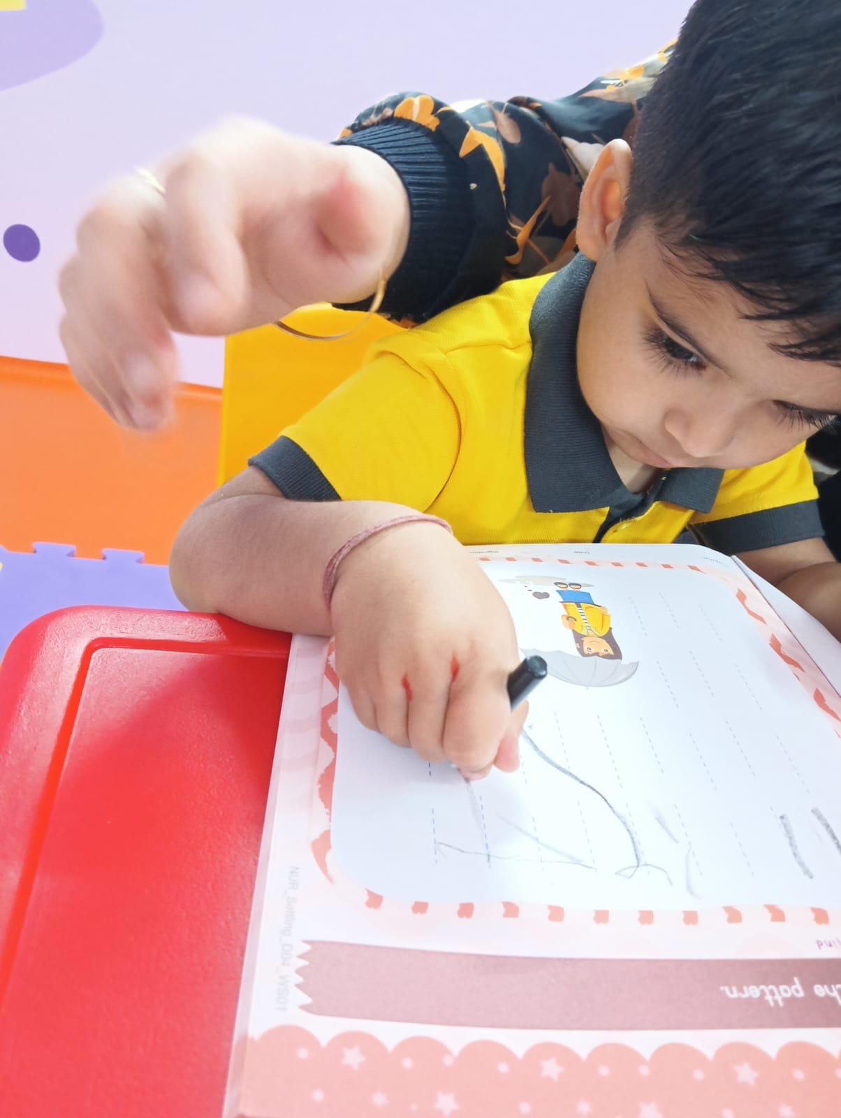  Artwork KIDZEE PRESCHOOL AND DAY CARE A 35 Block A  Vikaspuri New  Delhi LANDMARK Near Metro Pillor No 625