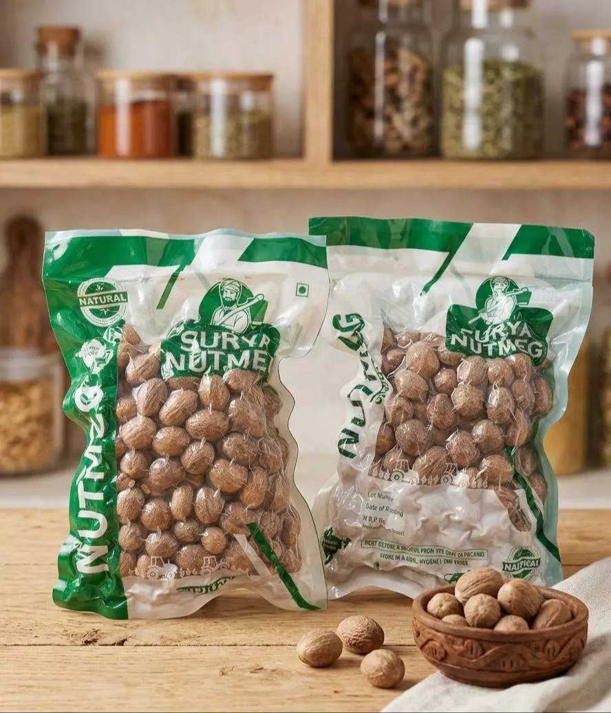 Premium Nutmeg Spice in Idukki, aromatic and flavorful for cooking