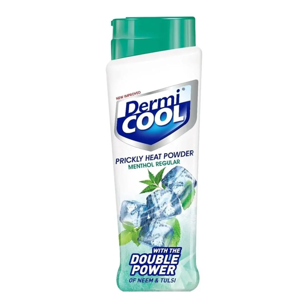 Prickly Heat Powder Menthol packaging showcasing refreshing ingredients, Indore