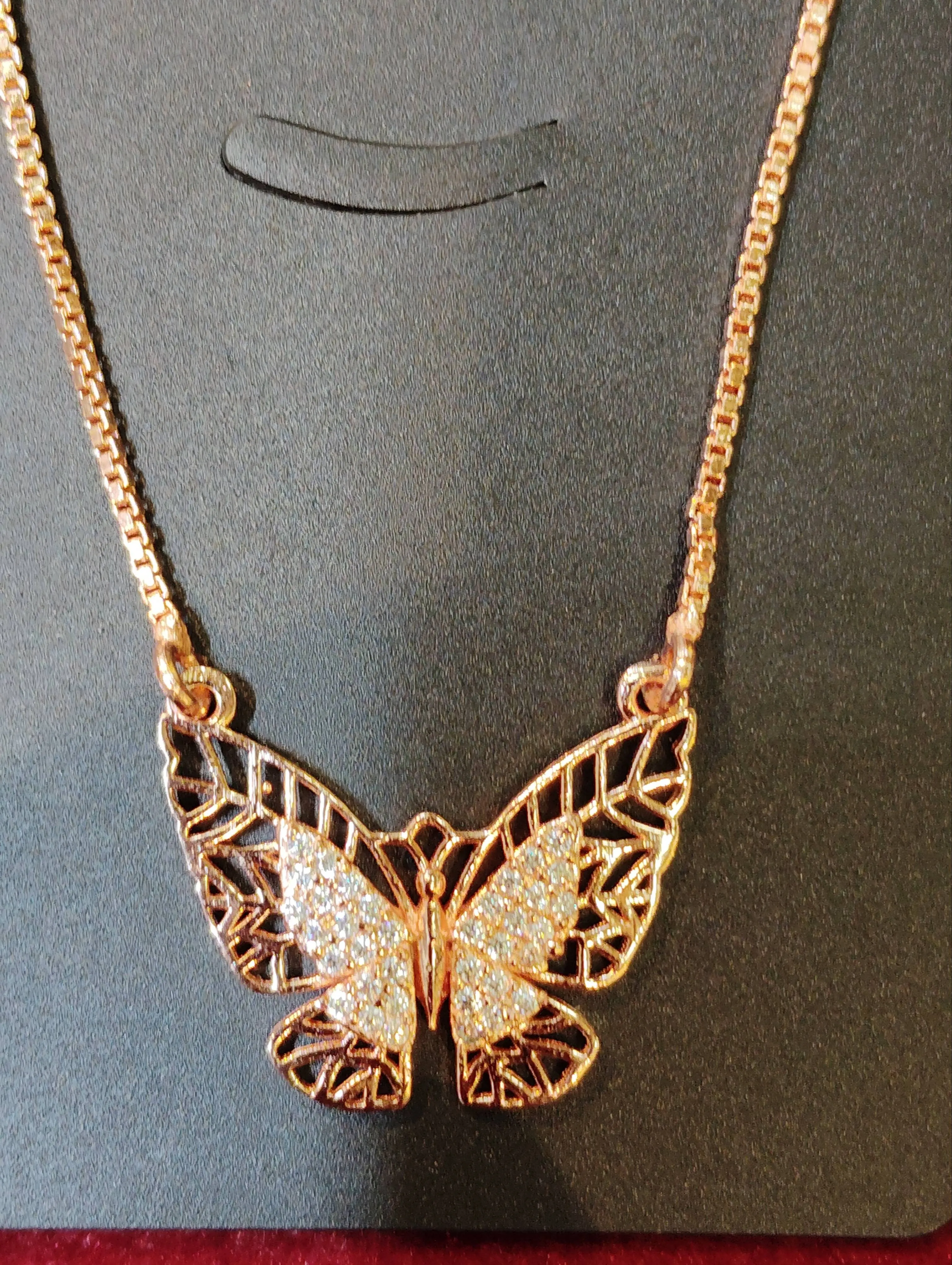 Elegant Rose Gold Chain and Locket showcased in Ambikapur