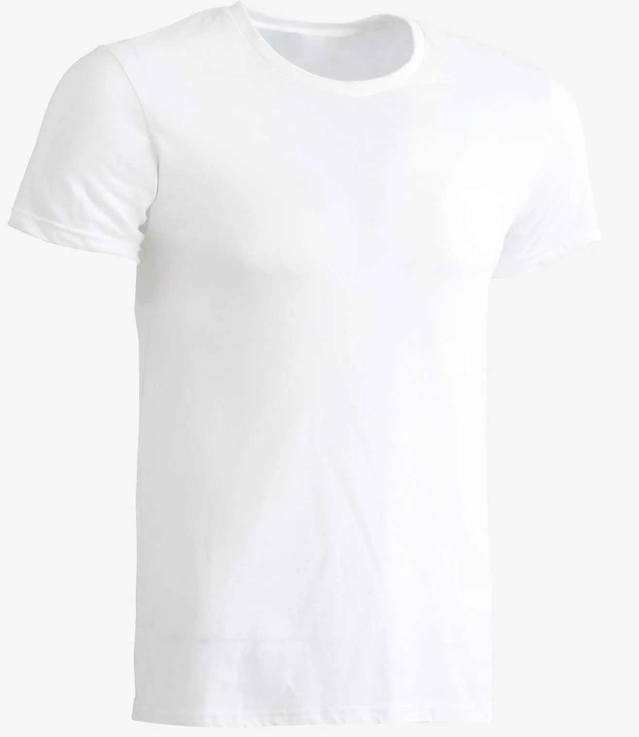 Classic White T-Shirt displayed in a shop setting in Indore