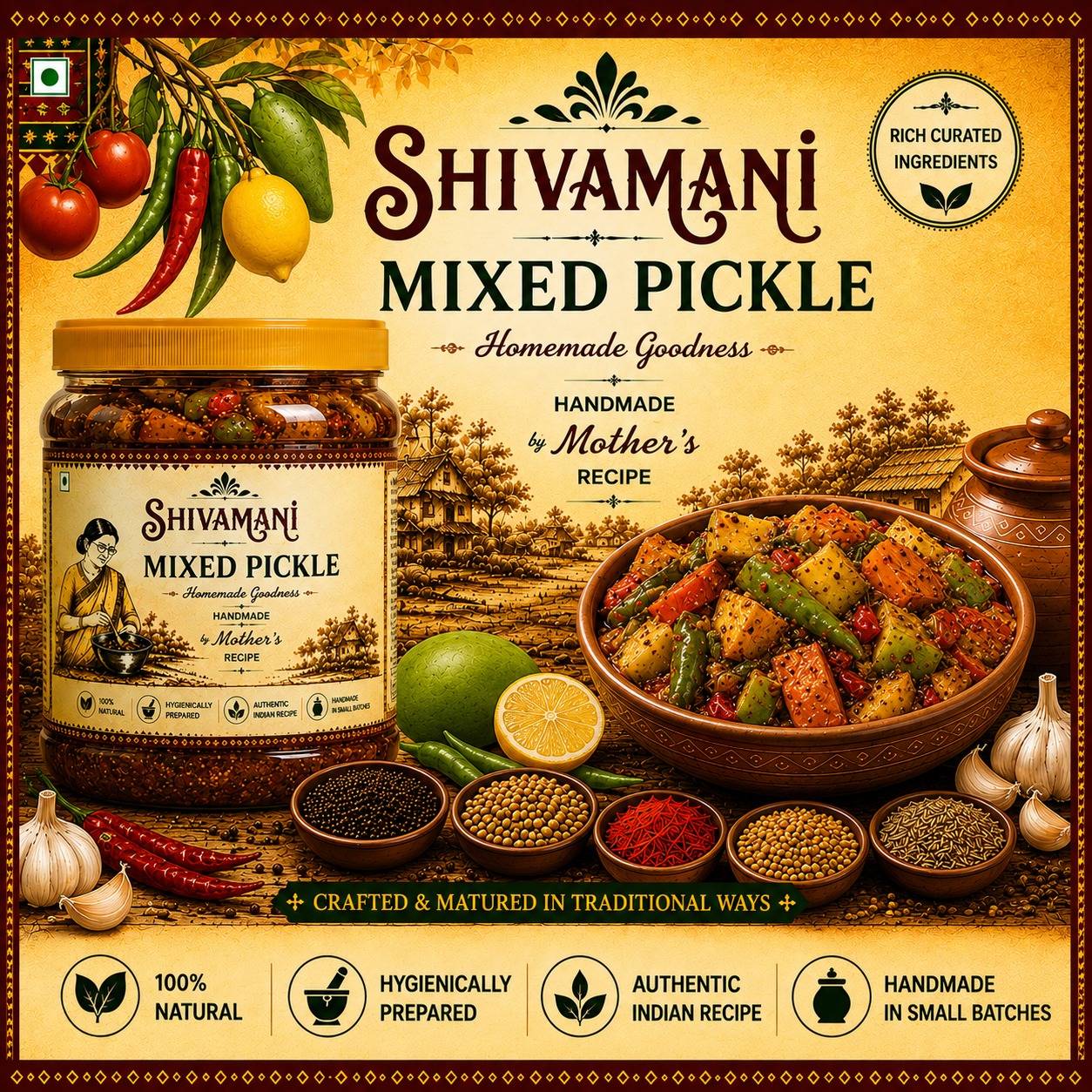SHIVAMANI LADDU BHANDAR - Mixed Pickle in SIMROL