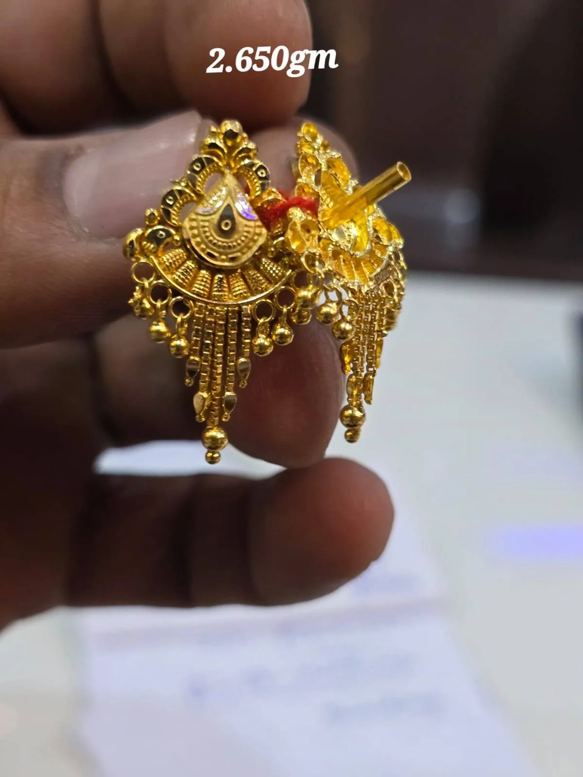  Gold Dangle Earrings JAWAHARLAL SARRAF 0 0 0 GYANPUR ROAD HOSTEL CHAURAHA GYANPUR BHADOHI UTTAR PRADESH 221304 221304 LANDMARK Hostel Chauraha