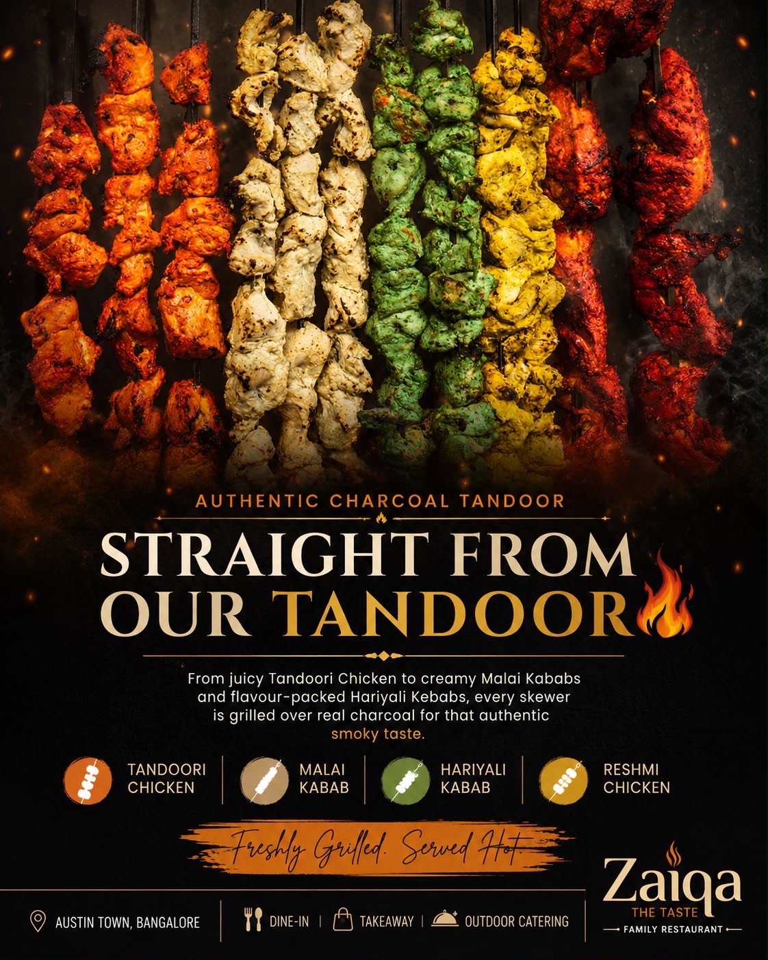 ZAIQA THE TASTE - Tandoori Chicken Al Faham in BANGALORE