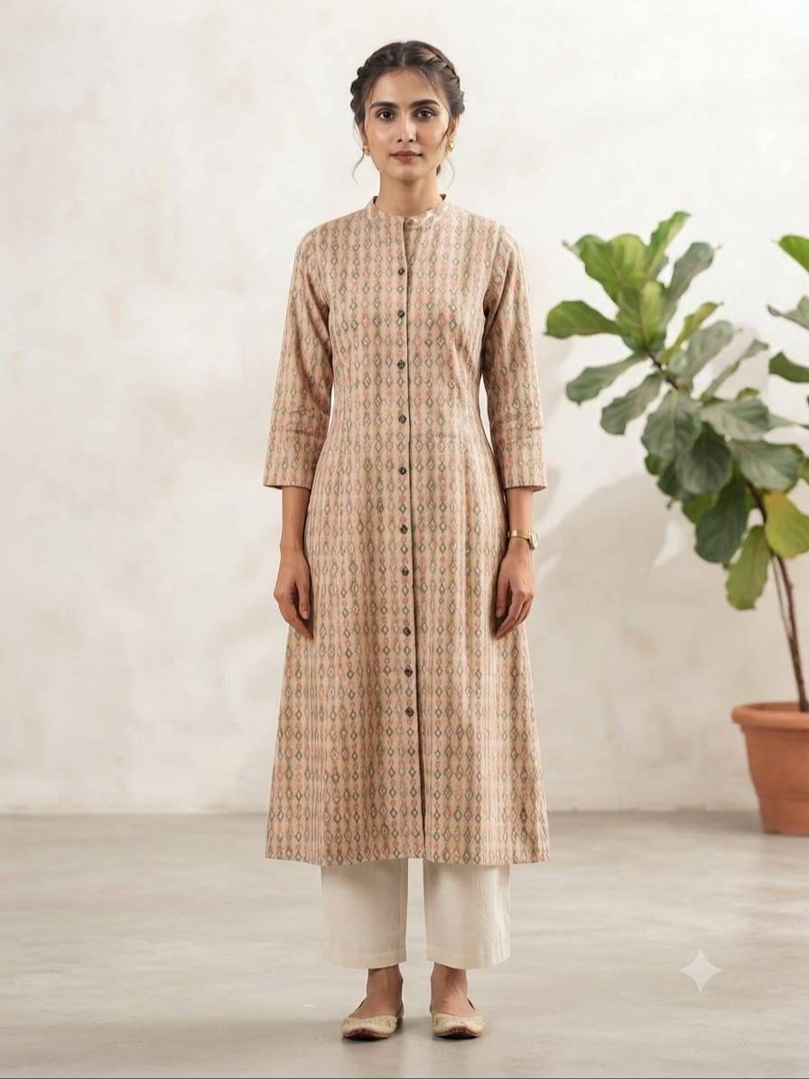 SAR ENTERPRISES - Printed Button Down Kurti in BHIWADI