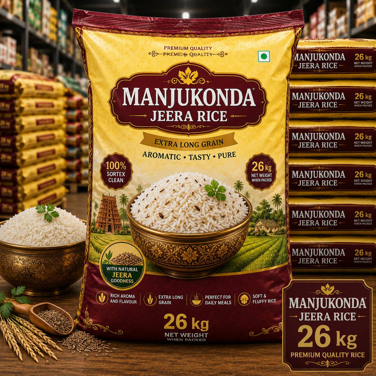  Jeera Rice SRI AMMAN TRADERS SRI AMMAN ARCHI  MANDI NO 5 JAI  COMPLEX PALANIYAPPAN NAGAR SEMPOTTAL PONNAMARAVATHI LANDMARK Near Indian Petrol Bunk