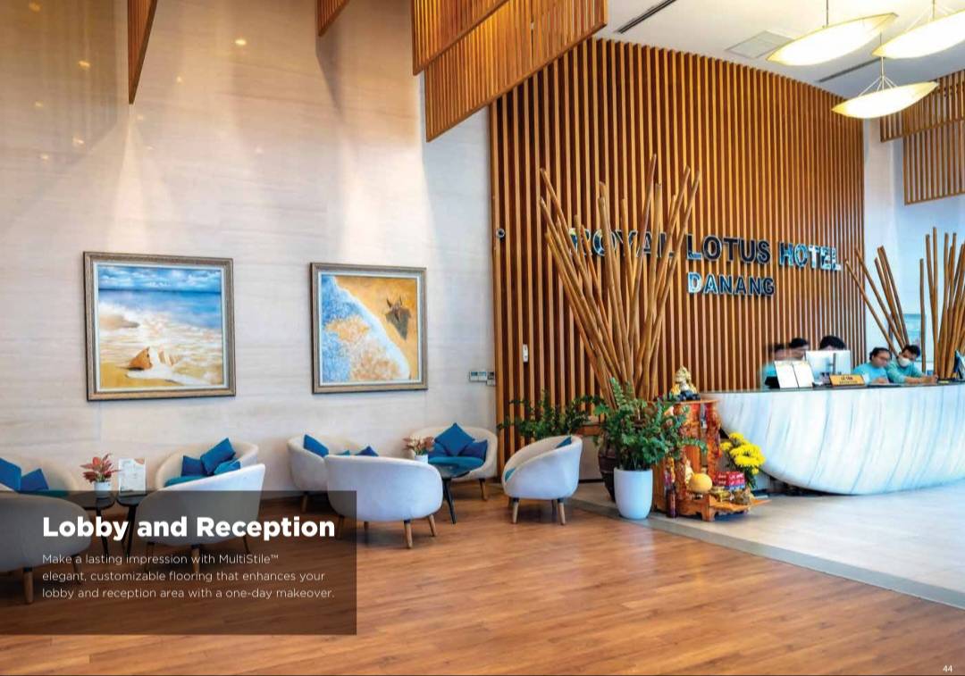 ZAR SPACE INTERIORS - Wooden Vinyl Flooring in RAIBAREILI